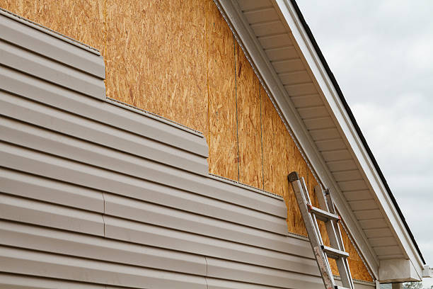 Professional Storm Damage Siding Repair technician working in Rochester Mills, PA